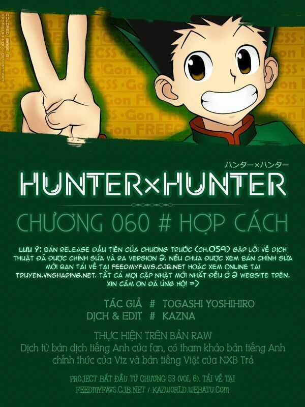 HUNTER X HUNTER Chapter 60 trang 3