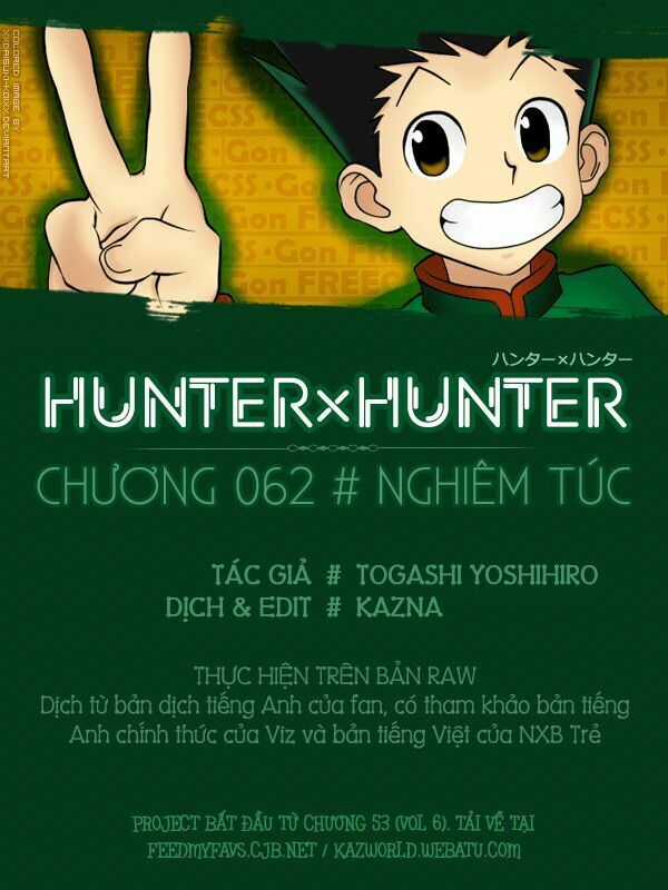 HUNTER X HUNTER Chapter 62 trang 3