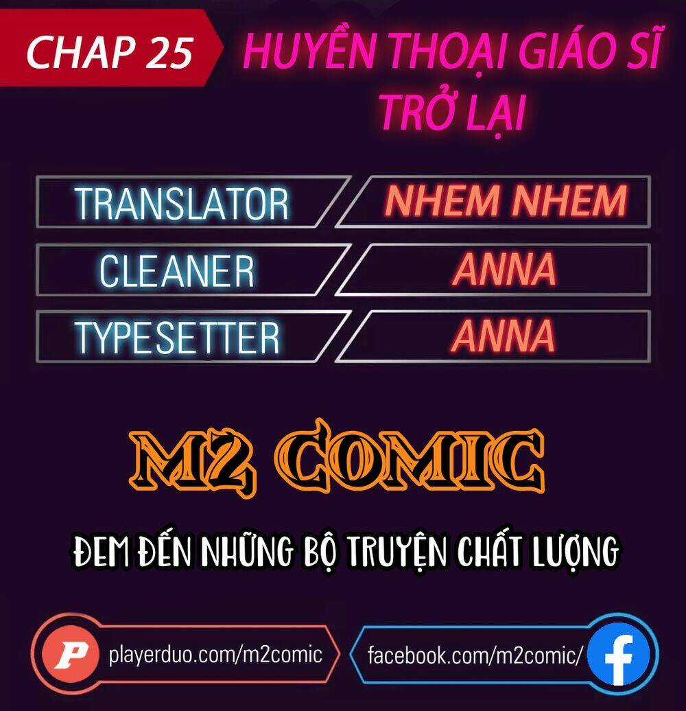 Huyền Thoại Giáo Sĩ Trở Lại Chapter 25 trang 0