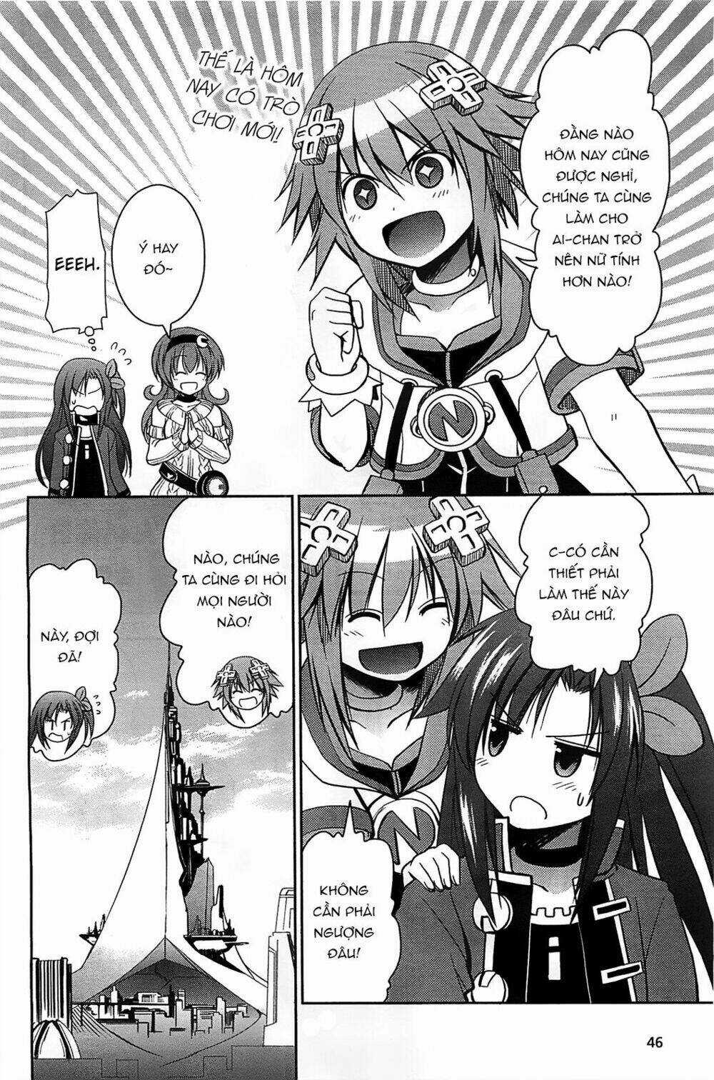 Hyperdimension Neptunia - Hello New World Chapter 4.5 trang 2
