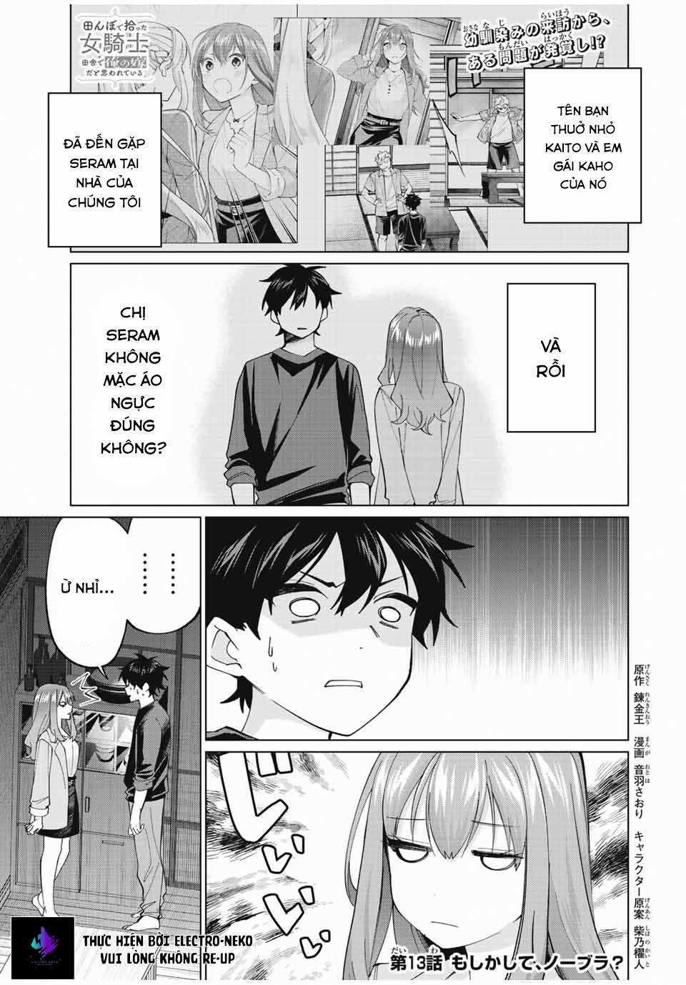 I Found A Female Knight In A Rice Field, In The Countryside They Think She’S My Wife Chapter 13 trang 4