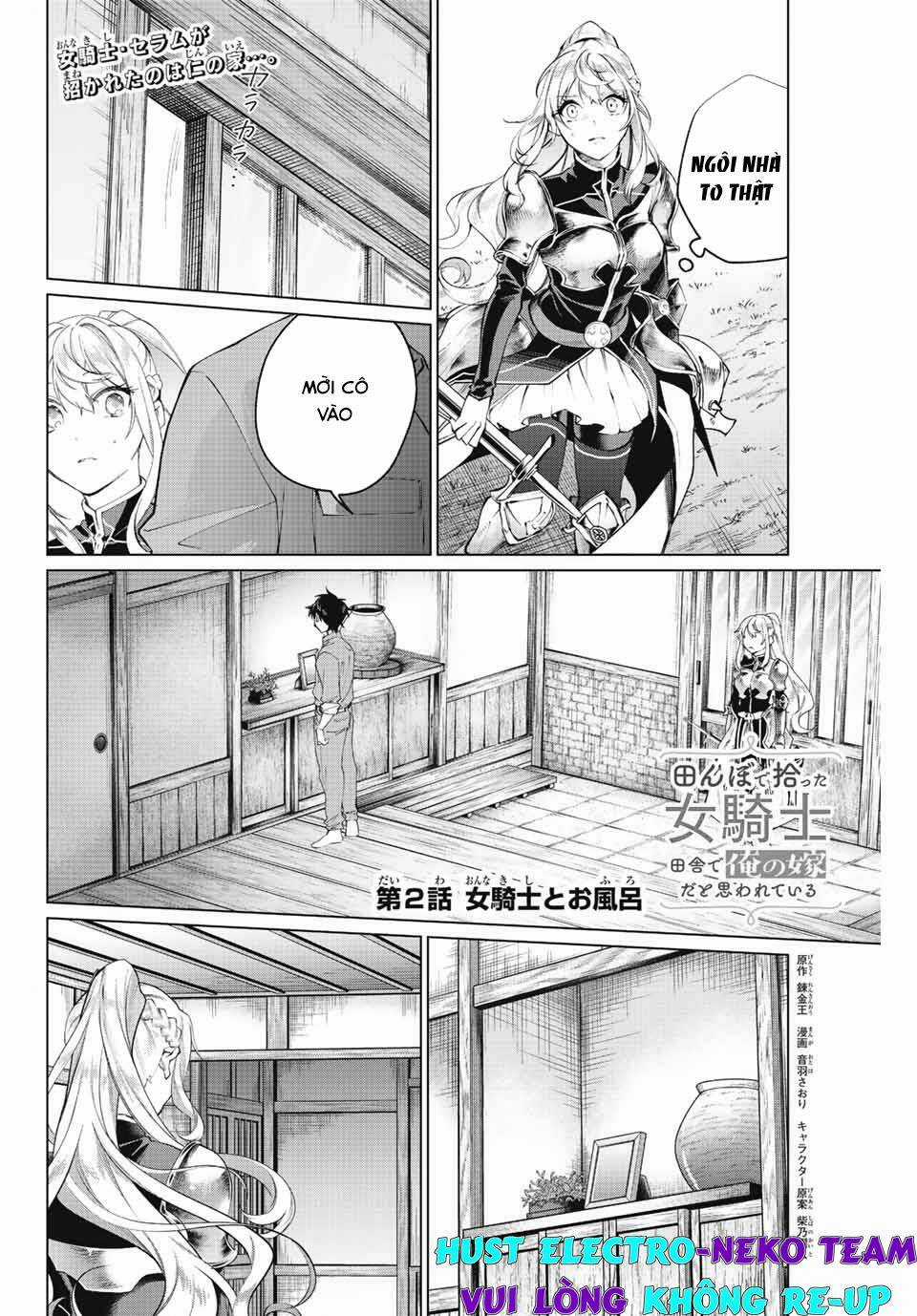 I Found A Female Knight In A Rice Field, In The Countryside They Think She’S My Wife Chapter 2 trang 2