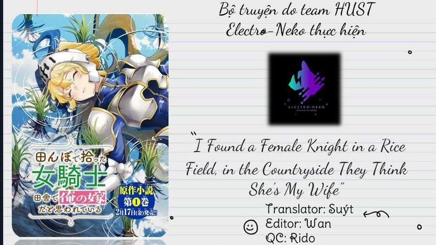 I Found A Female Knight In A Rice Field, In The Countryside They Think She’S My Wife Chapter 38 trang 3