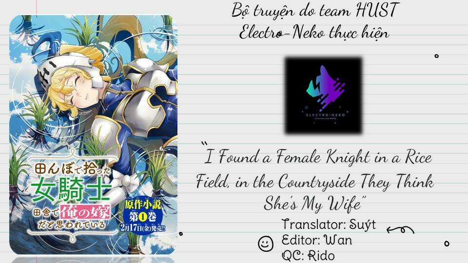 I Found A Female Knight In A Rice Field, In The Countryside They Think She’S My Wife Chapter 8 trang 22