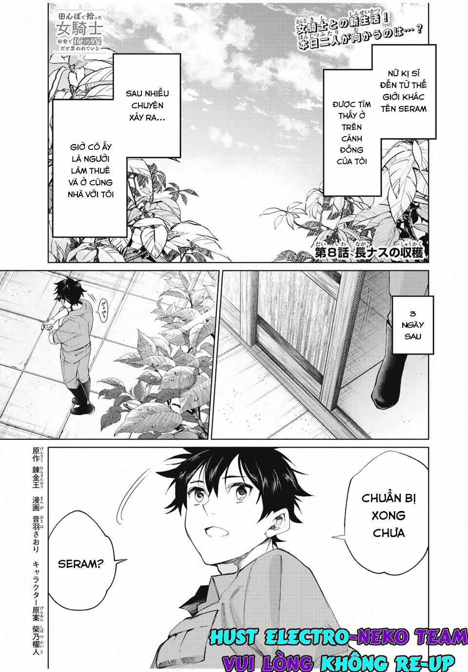 I Found A Female Knight In A Rice Field, In The Countryside They Think She’S My Wife Chapter 8 trang 4