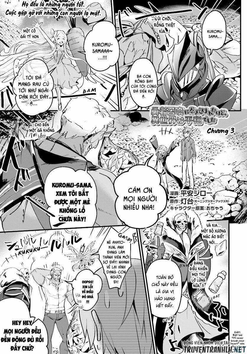 I Was Caught Up In A Hero Summoning, But That World Is At Peace Chapter 3 trang 3