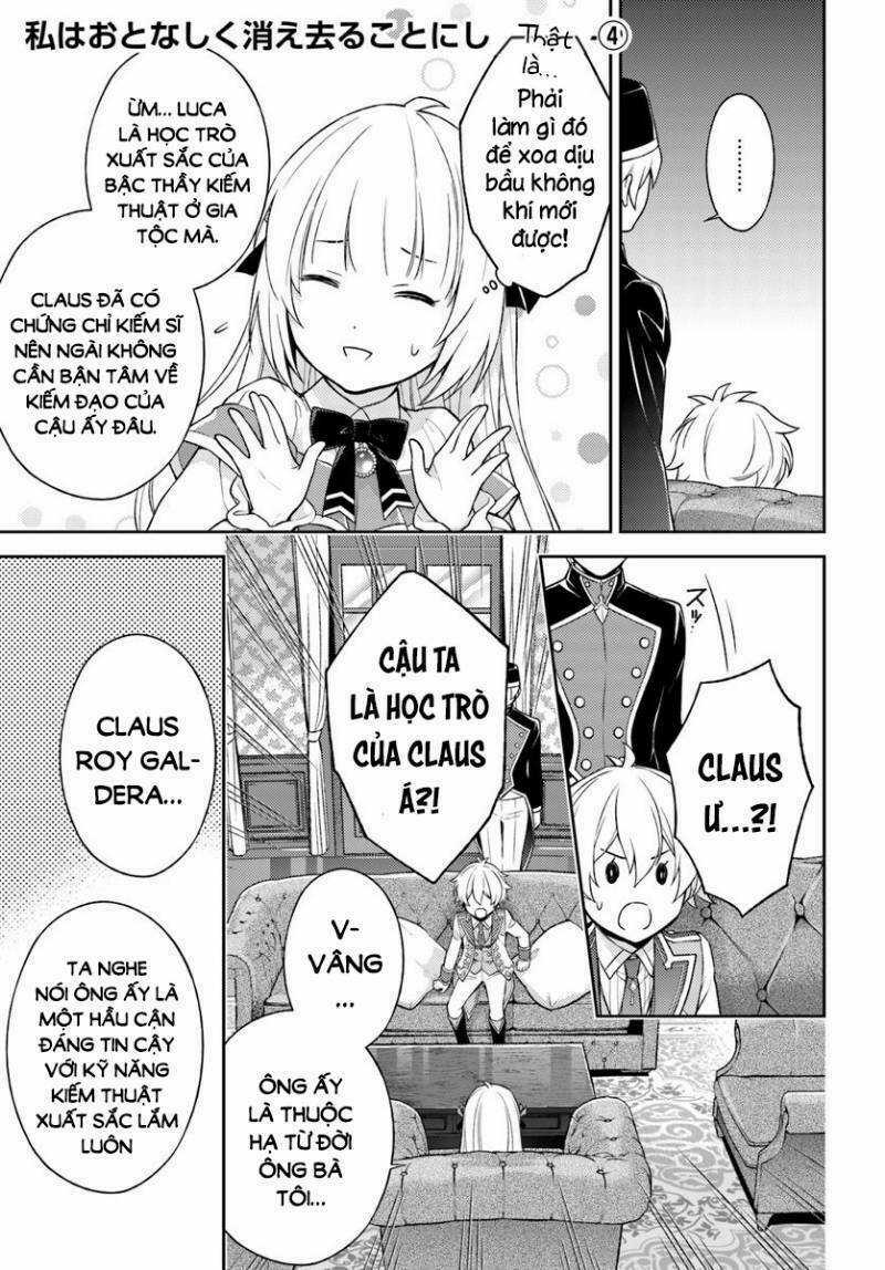 I Will Go and Disappear Obediently Chapter 5 trang 19