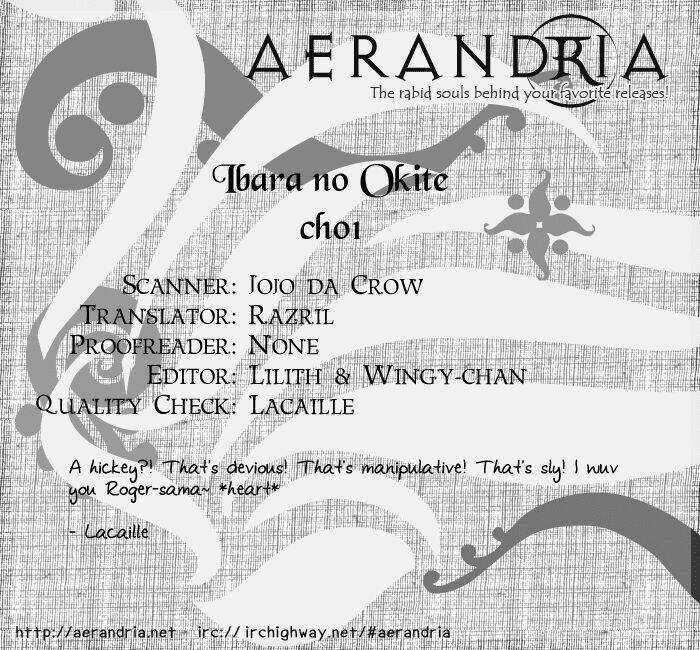 Ibara No Okite Chapter 1.1 trang 3