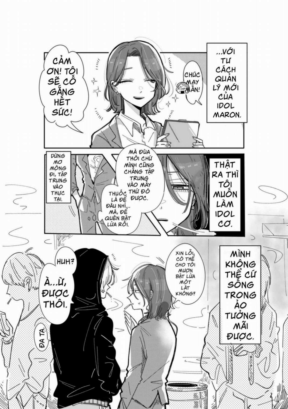 Idol Yabai Và Quản Lý Của Cô Ấy Chapter 1 trang 2