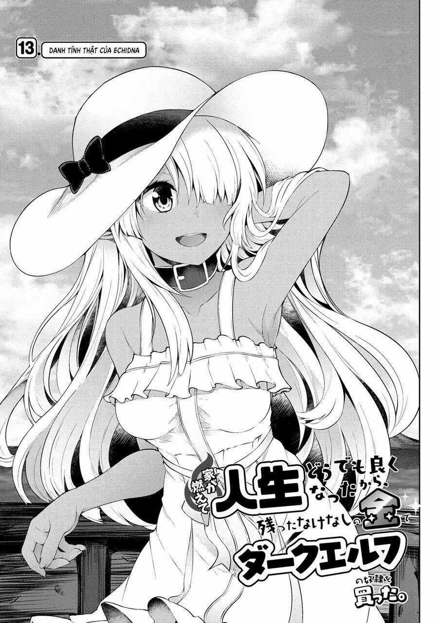 Ie Ga Moete Jinsei Dou Demo Yoku Natta Kara, Nokotta Nakenashi No Kin De Dark Elf No Dorei O Katta Chapter 13 trang 0