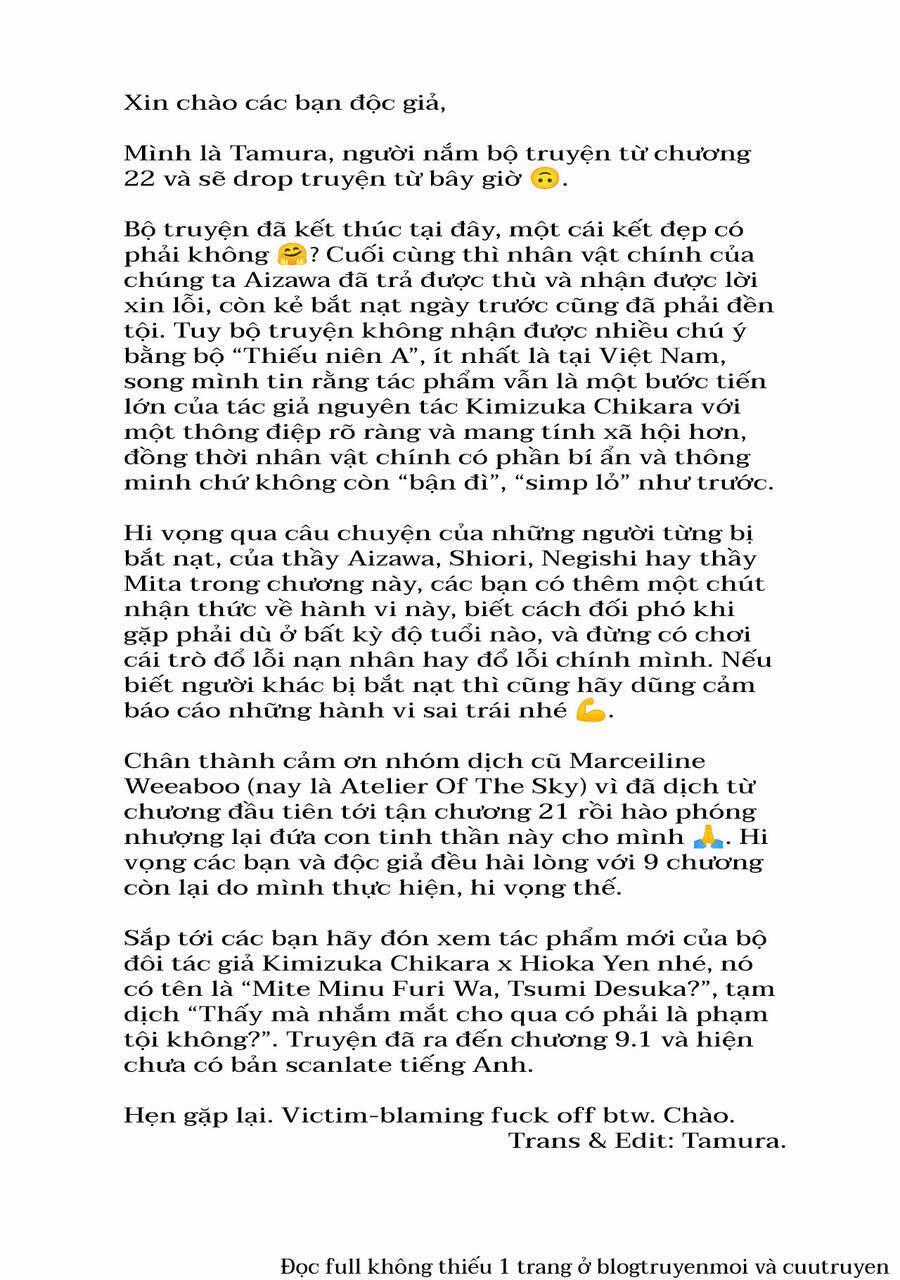 Ijimeru Aitsu Ga Waruinoka, Ijimerareta Boku Ga Waruinoka? Chapter 30 trang 39