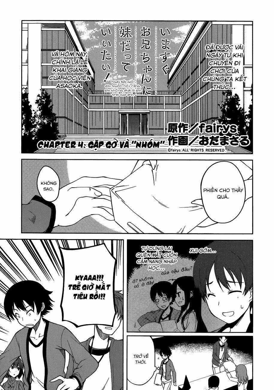 Imasugu Oniichan Ni Imouto Datte Iitai Chapter 4 trang 3