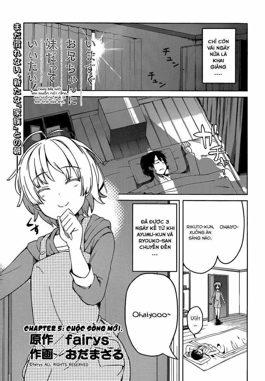 Imasugu Oniichan Ni Imouto Datte Iitai Chapter 5 trang 3