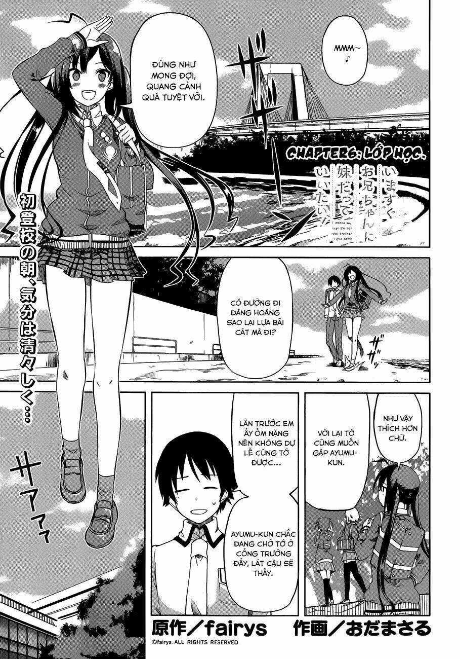 Imasugu Oniichan Ni Imouto Datte Iitai Chapter 6 trang 3