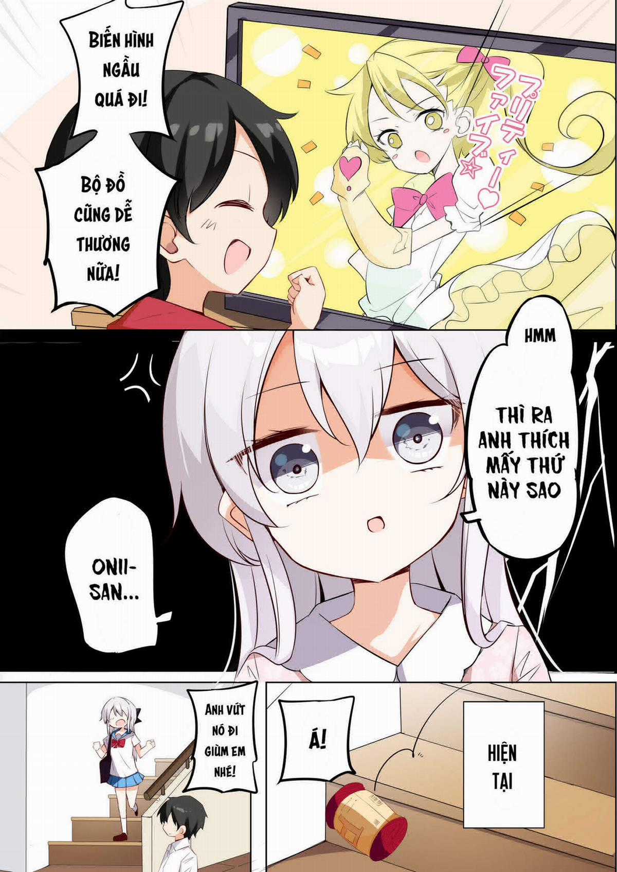 Imouto ga Ichi Nichi Ikkai Shika Me wo Awasete Kurenai Chapter 11 trang 17