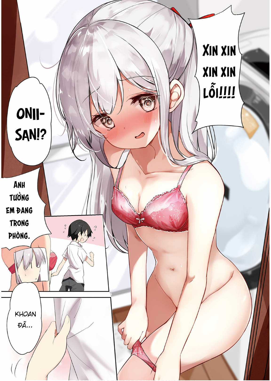 Imouto ga Ichi Nichi Ikkai Shika Me wo Awasete Kurenai Chapter 12 trang 8