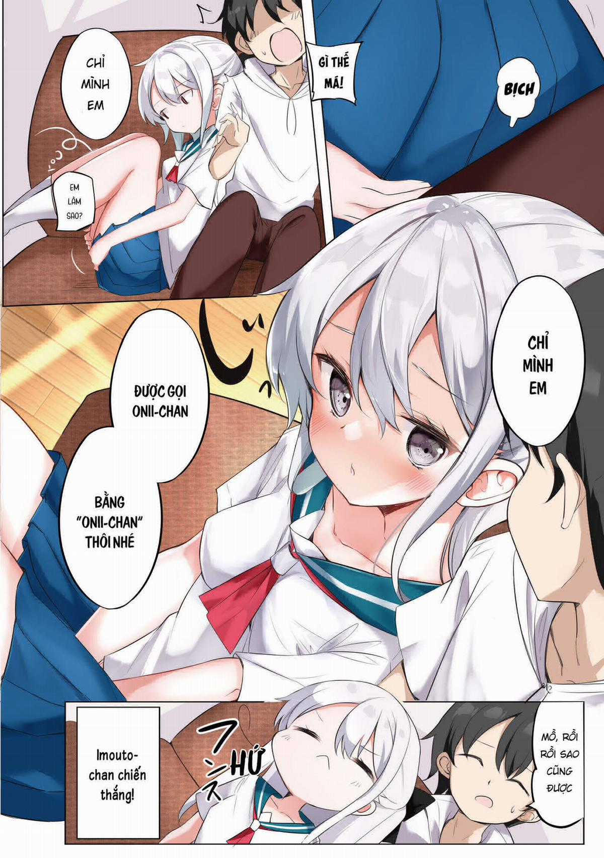 Imouto ga Ichi Nichi Ikkai Shika Me wo Awasete Kurenai Chapter 14 trang 4