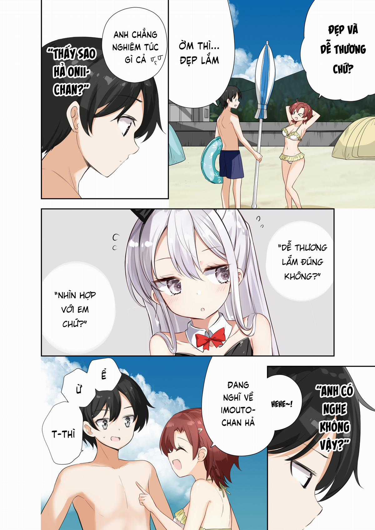 Imouto ga Ichi Nichi Ikkai Shika Me wo Awasete Kurenai Chapter 18 trang 42