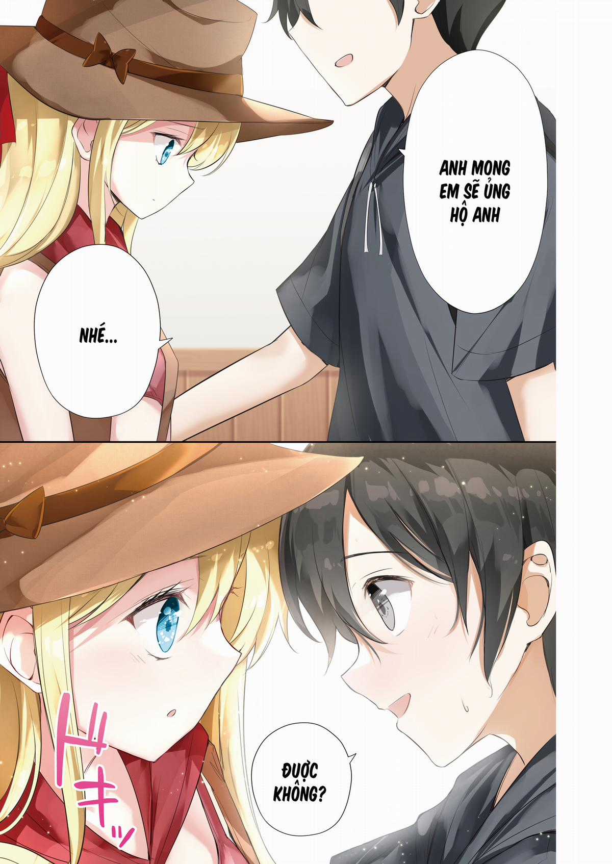 Imouto ga Ichi Nichi Ikkai Shika Me wo Awasete Kurenai Chapter 18 trang 9