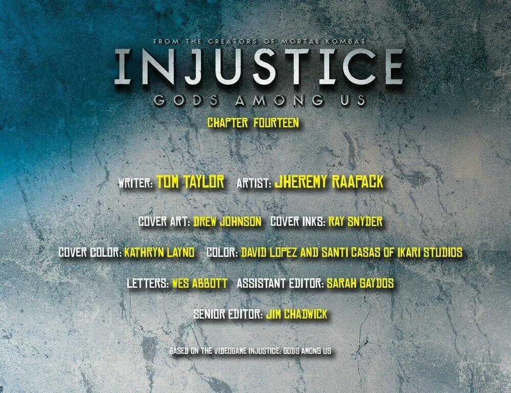 Injustice - Gods Among Us Chapter 14 trang 1