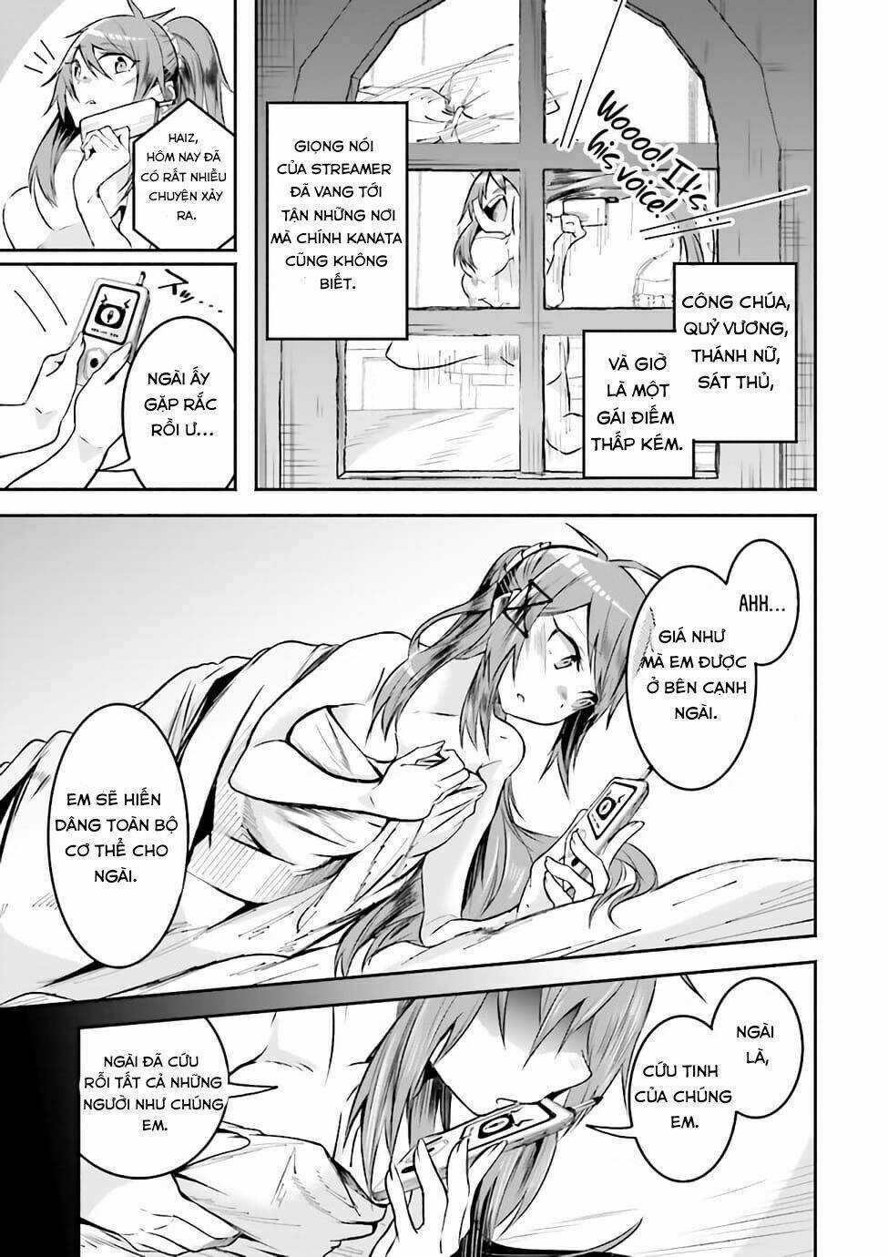 Isekai De Haishin Katsudou Wo Shitara Tairyou No Yandere Shinja Wo Umidashite Shimatta Ken Chapter 9 trang 4