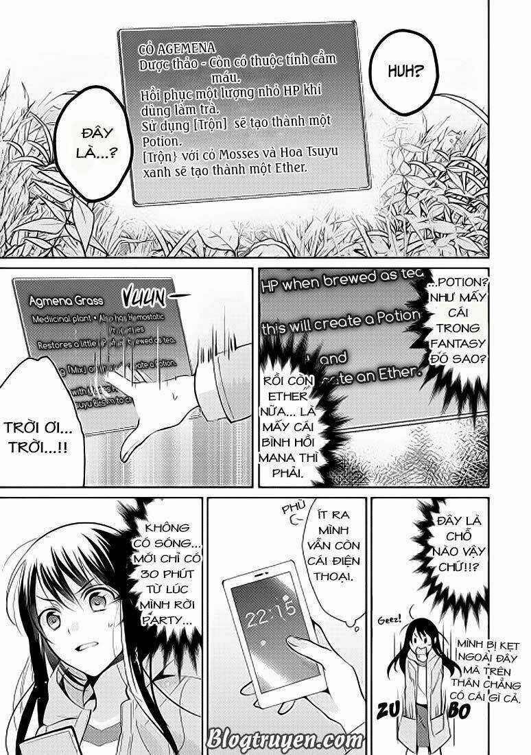 Isekai De 'Kuro No Iyashi Te' Tte Yobarete Imasu Chapter 1 trang 9