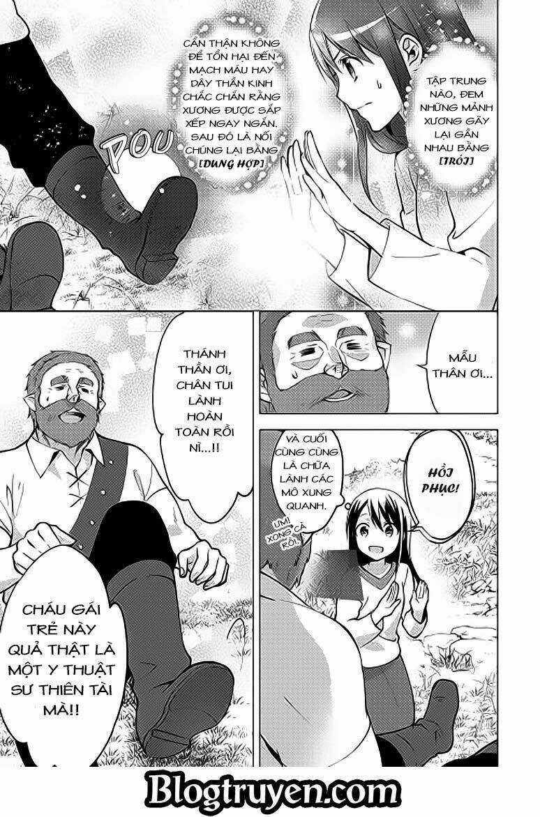 Isekai De 'Kuro No Iyashi Te' Tte Yobarete Imasu Chapter 3 trang 19