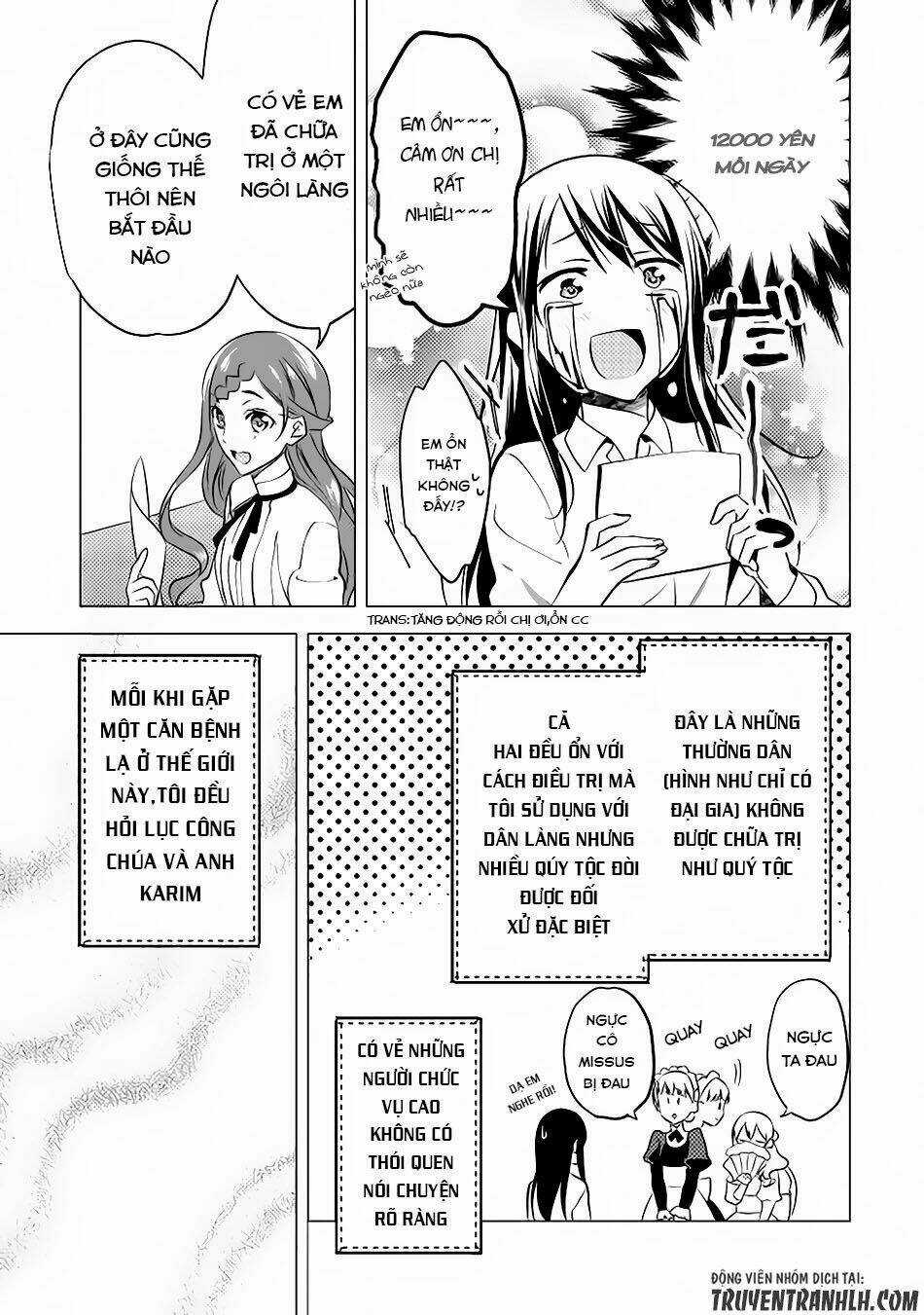 Isekai De 'Kuro No Iyashi Te' Tte Yobarete Imasu Chapter 9 trang 10