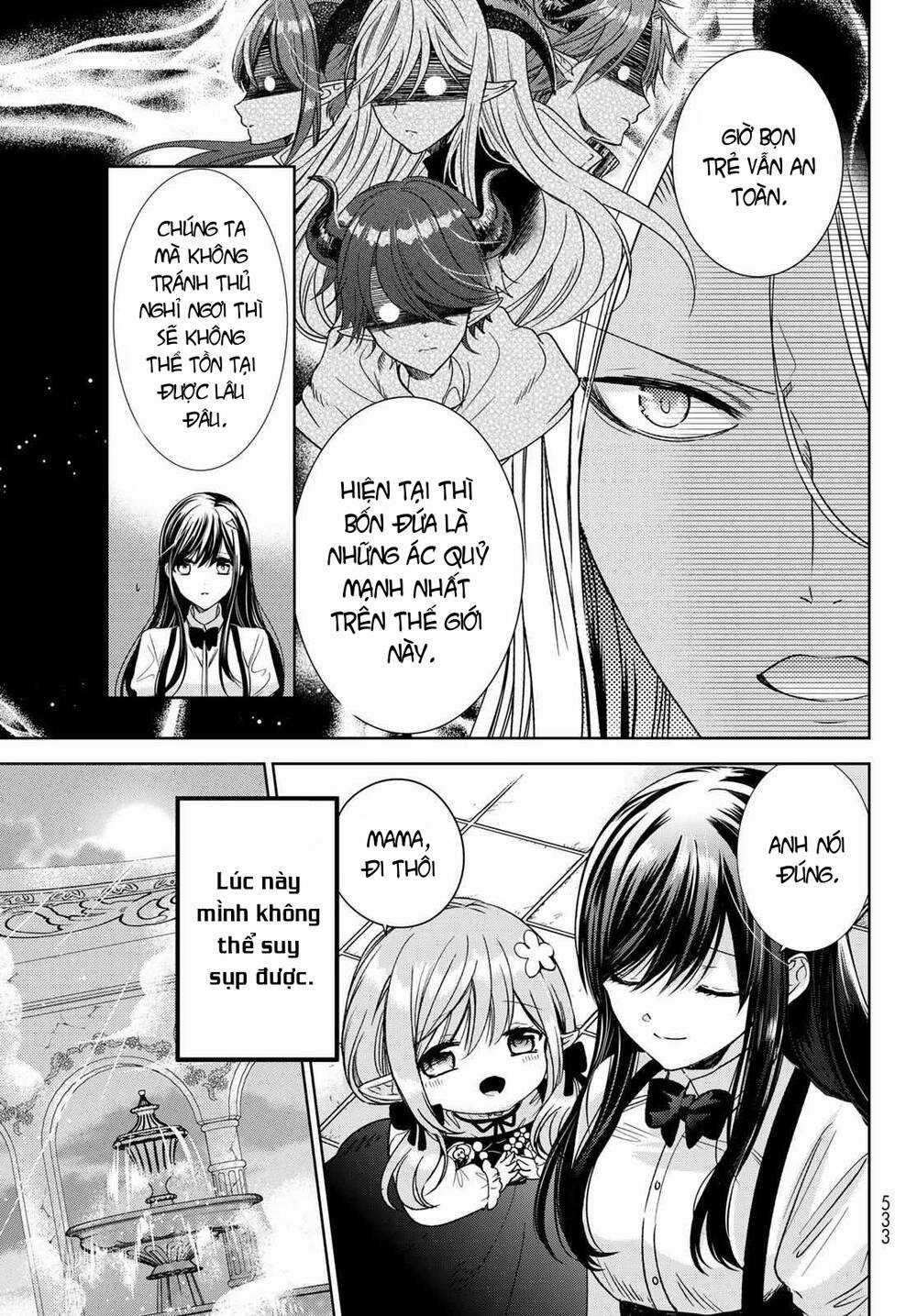 Isekai De Saikyo Mao No Kodomotachi No Mama Ni Natchaimashita Chapter 34 trang 11