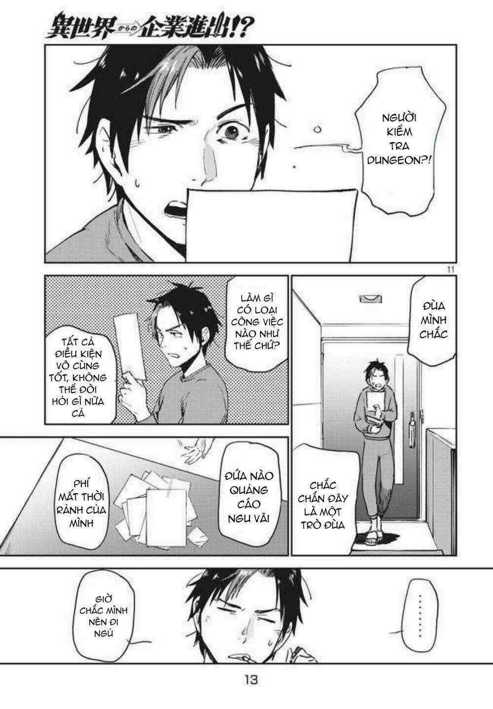 Isekai Kara No Kigyou Shutshutsu Chapter 1 trang 13