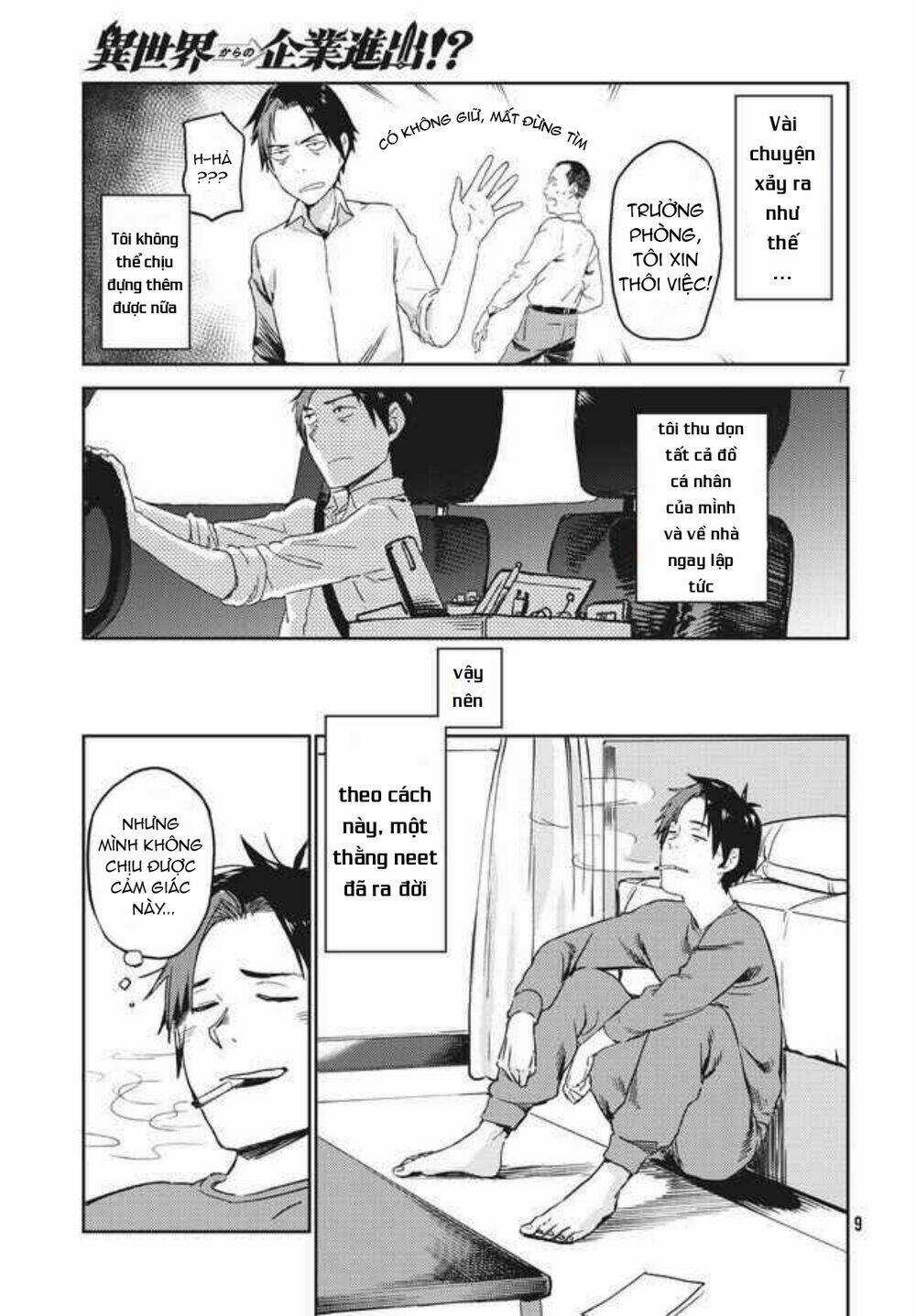 Isekai Kara No Kigyou Shutshutsu Chapter 1 trang 9