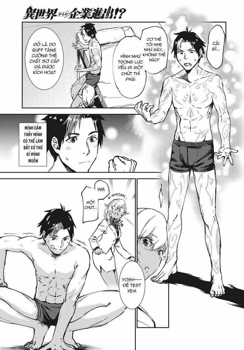 Isekai Kara No Kigyou Shutshutsu Chapter 3 trang 12