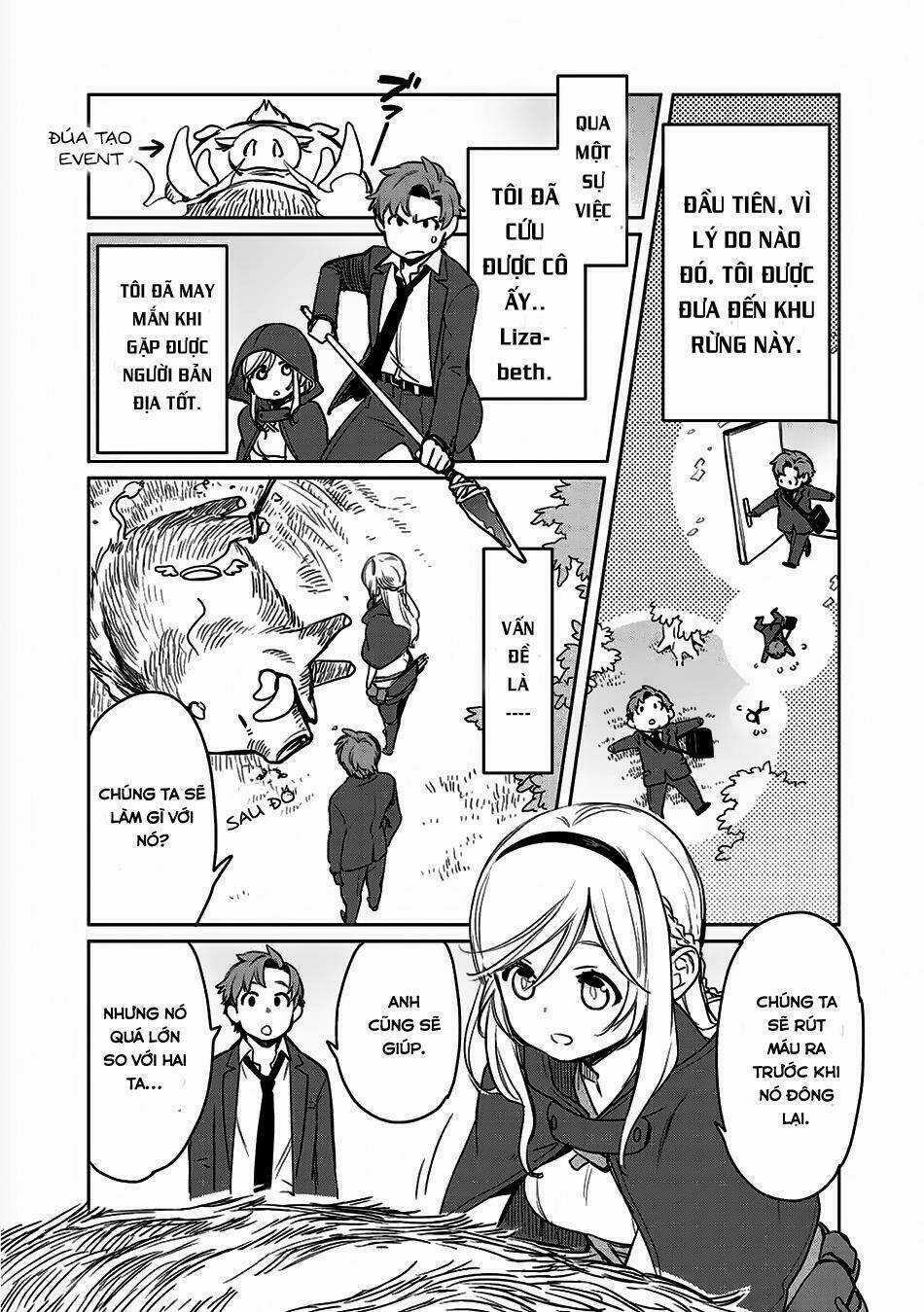 Isekai Ni Kita Mitai Dakedo Ikanisureba Yoi No Darou Chapter 2 trang 5