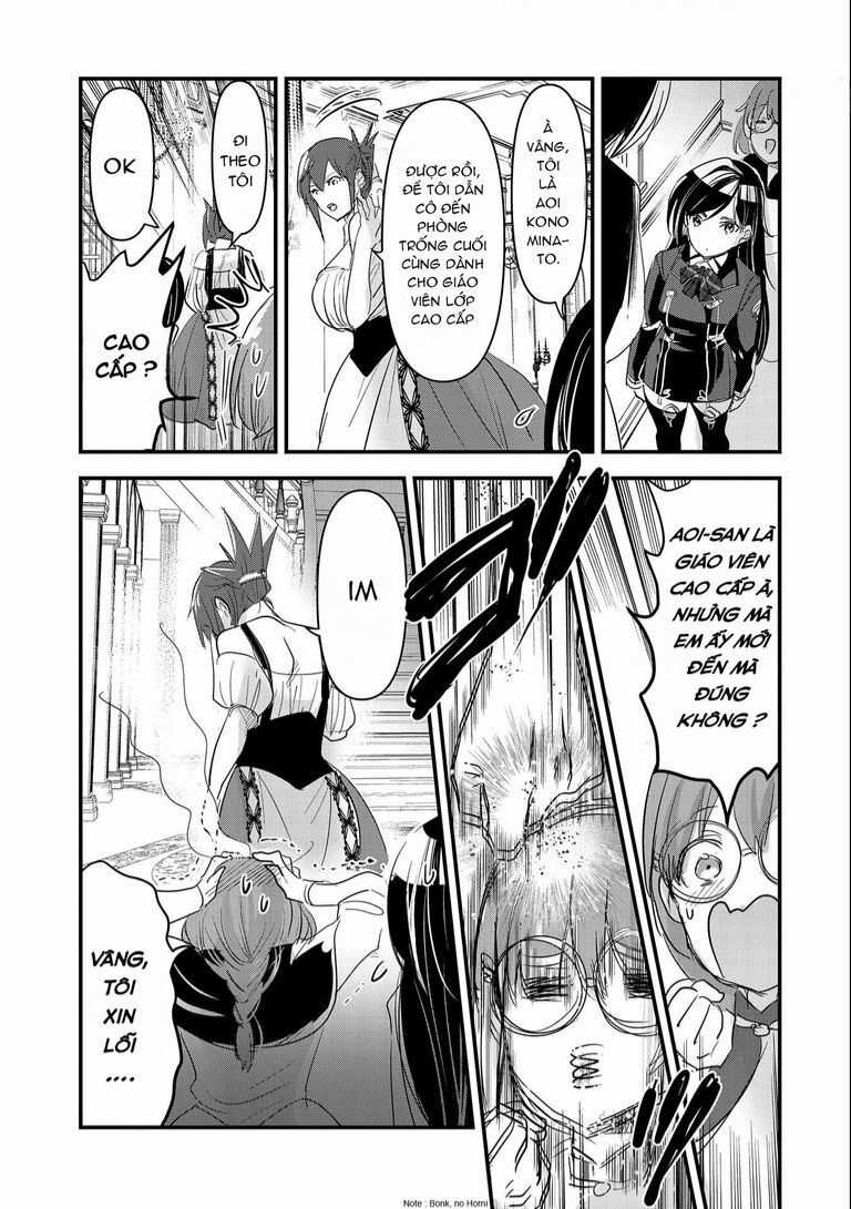 Isekai Teni Shite Kyoushi ni Natta ga, Majo to Osorerareteiru Ken ~Aoi-sensei no Gakuen Funtou Nisshi~ Chapter 2 trang 28