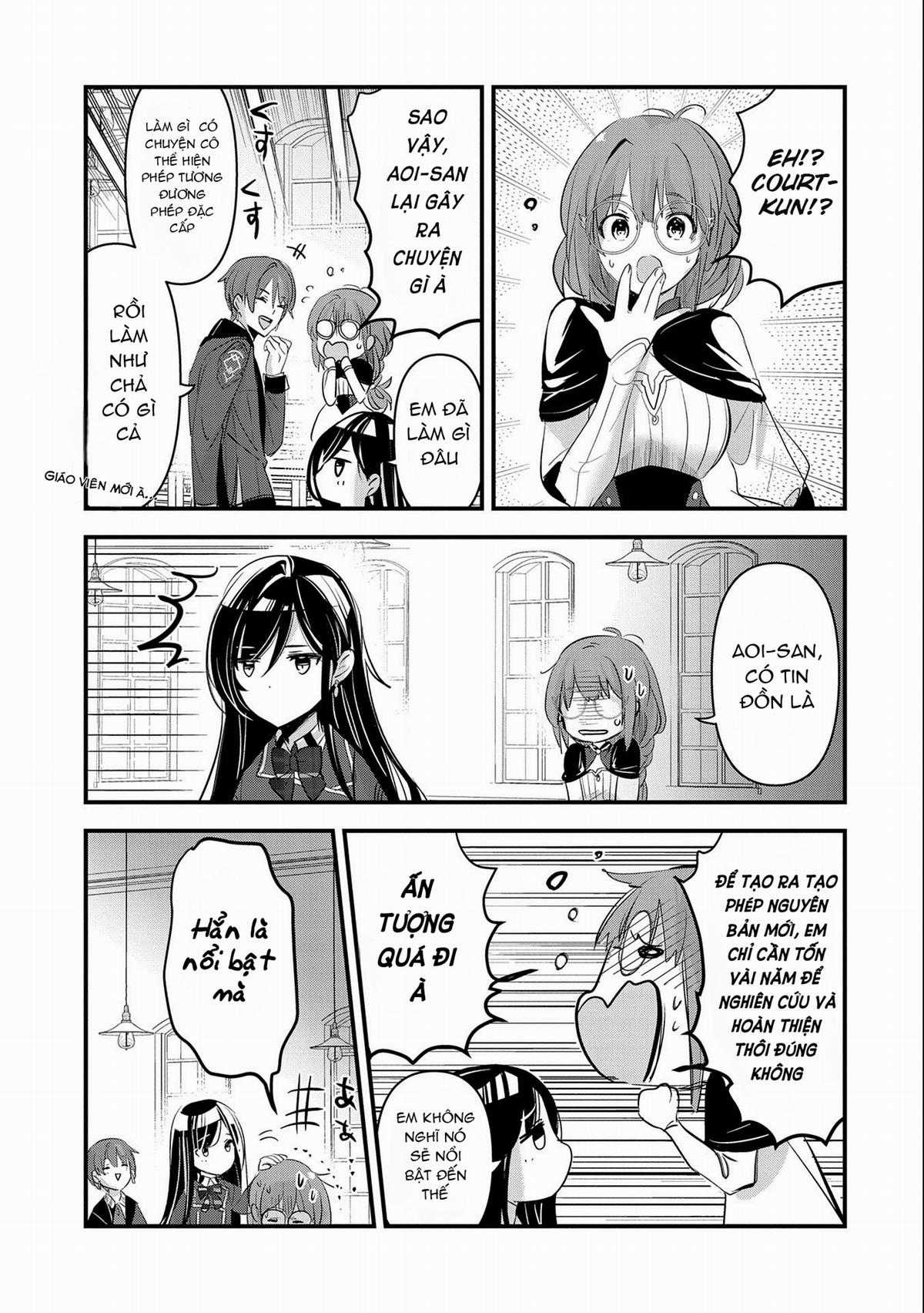 Isekai Teni Shite Kyoushi ni Natta ga, Majo to Osorerareteiru Ken ~Aoi-sensei no Gakuen Funtou Nisshi~ Chapter 4 trang 14