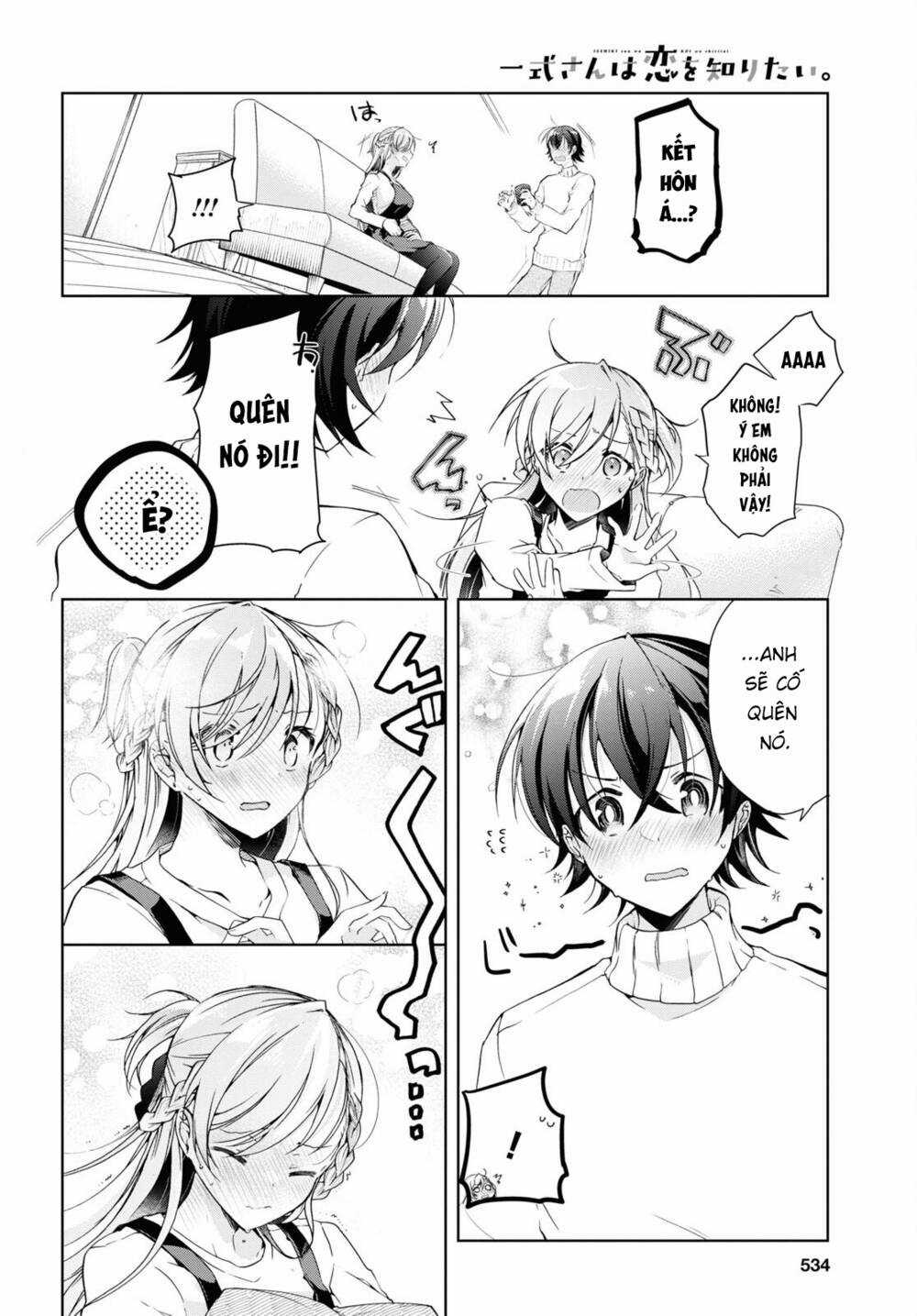 Isshiki-San Wa Koi Wo Shiritai Chapter 17 trang 21