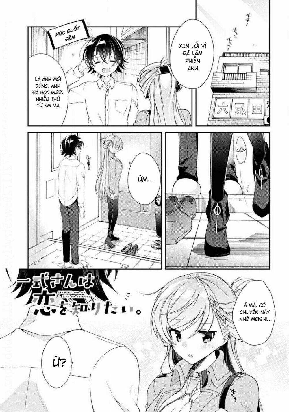 Isshiki-San Wa Koi Wo Shiritai Chapter 4 trang 2