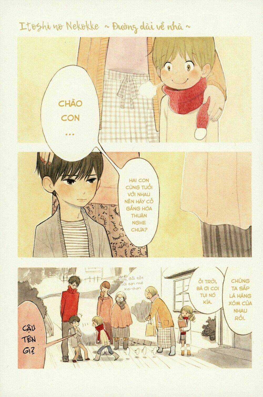 Itoshi No Nekokke - Đường Dài Về Nhà Chapter 1 trang 3