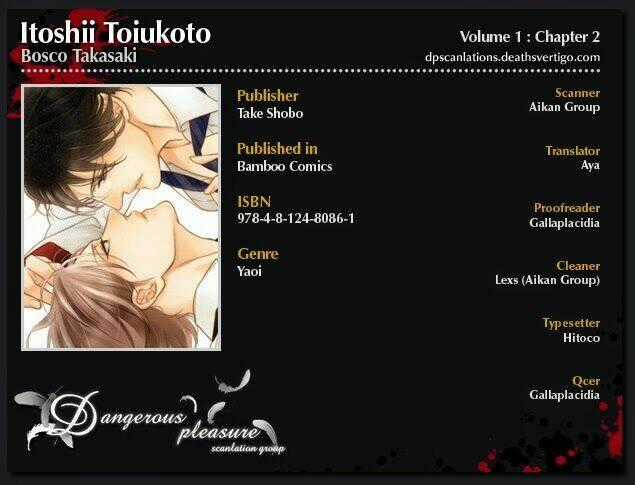 Itoshii, To Iu Koto Chapter 2 trang 0