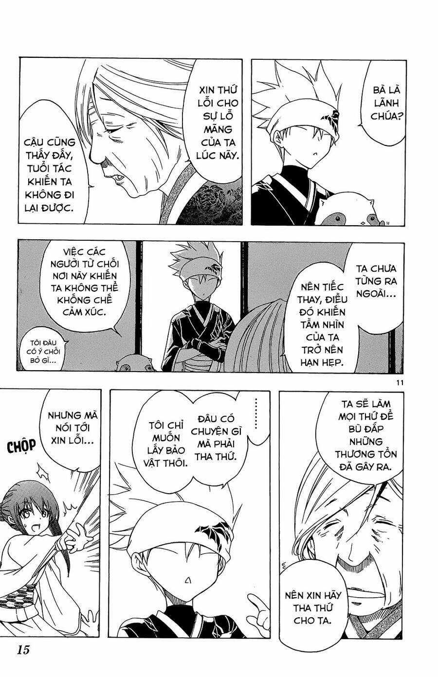 Itsuwaribito Utsuho Azako Chapter 58 trang 11