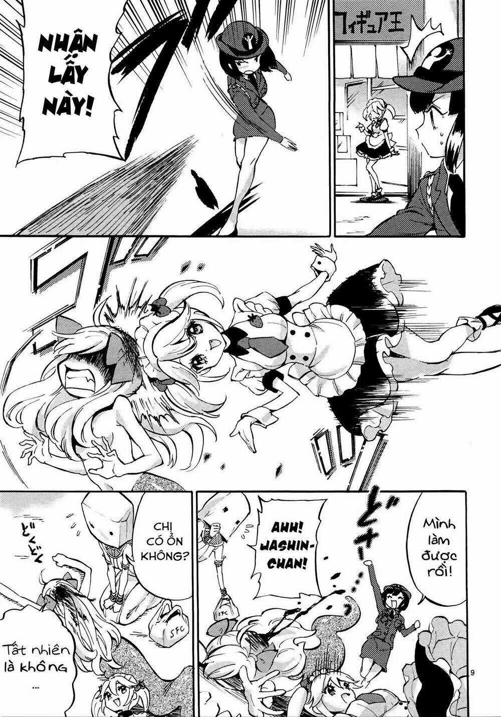 Jashin-Chan Dropkick Chapter 34 trang 9