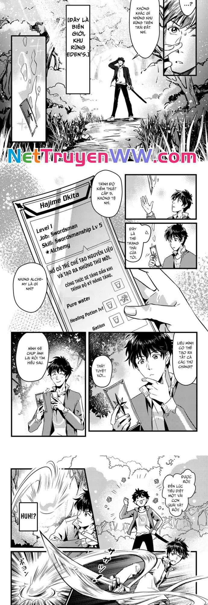 Jigoku no Sata mo Ougon Shidai Chapter 1 trang 8