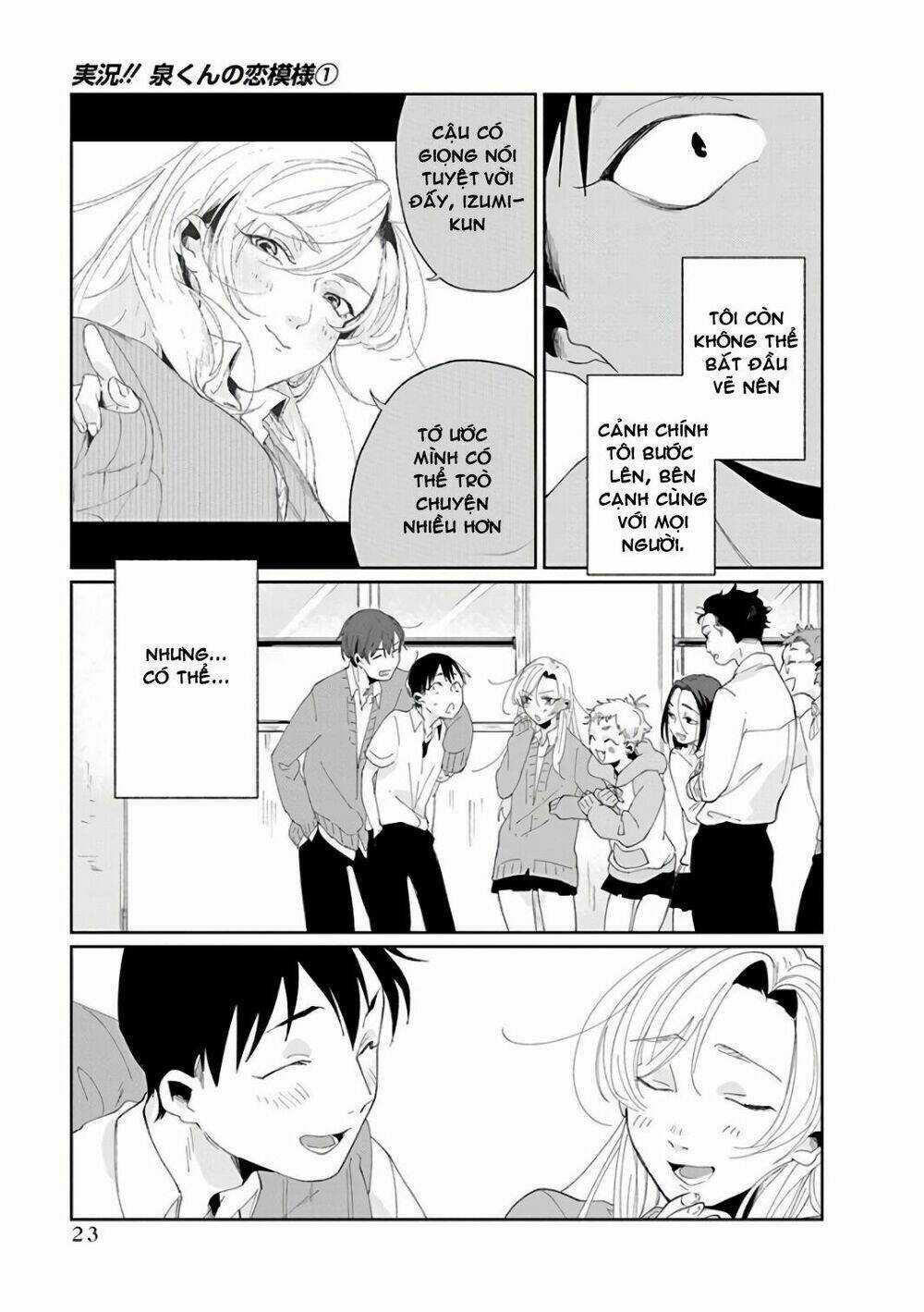 Jikkyou Izumi-Kun No Koi Moyou Chapter 1 trang 23