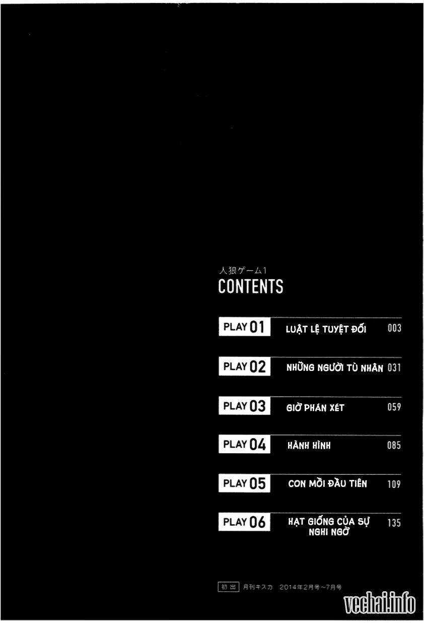 Jinrou Game Chapter 1 trang 2