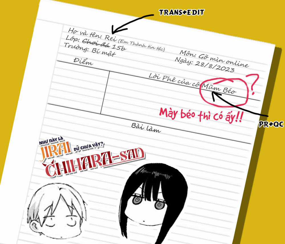 Jirai Nandesuka? Chihara-San Chapter 50 trang 10