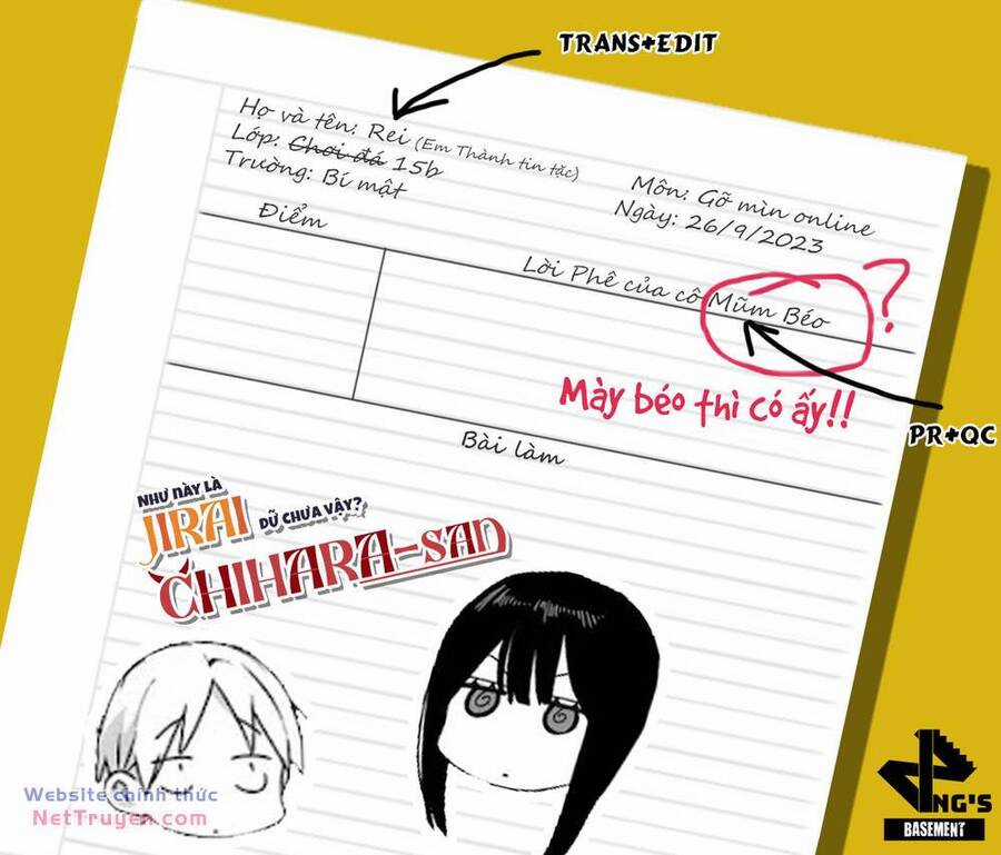 Jirai Nandesuka? Chihara-San Chapter 59 trang 11
