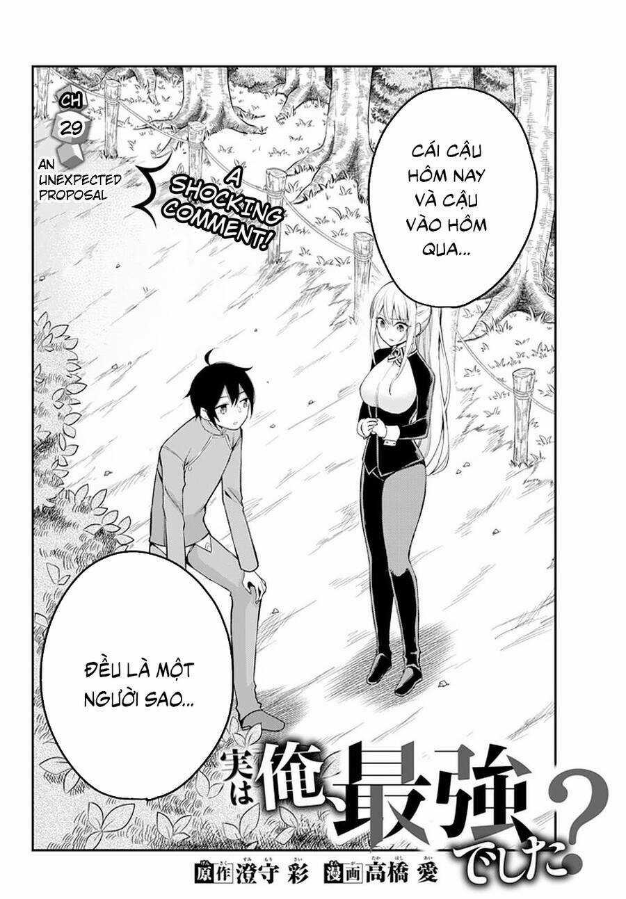 Jitsu Wa Ore, Saikyou Deshita? Chapter 29 trang 1