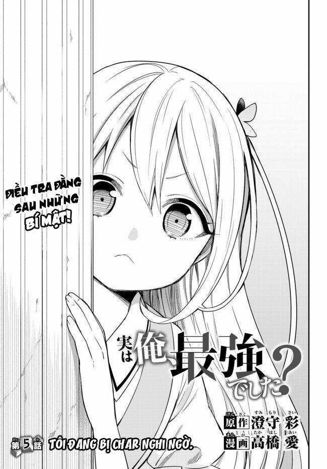 Jitsu Wa Ore, Saikyou Deshita? Chapter 5 trang 6