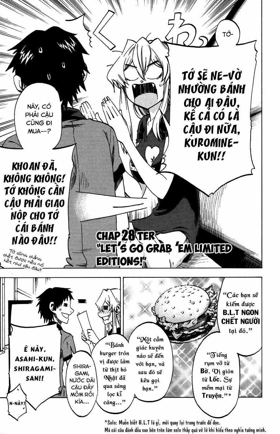 Jitsu Wa Watashi Wa Information Chapter 28: Hãy hốt hàng burger "giới hạn ver." nào!! trang 3