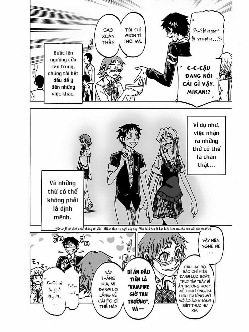 Jitsu Wa Watashi Wa Information Chapter 40: Hãy điều tra Bảy bí ẩn trường học nào!! trang 2